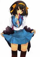 lewd safe school_uniform suzumiya_haruhi underwear // 426x604 // 41.1KB