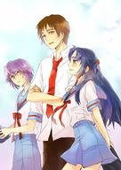 asakura_ryoko kyon nagato_yuki safe school_uniform // 427x604 // 52.4KB