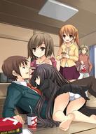fujiwara kyon lewd sasaki suou_kuyou tachibana_kyoko underwear // 432x604 // 60.0KB